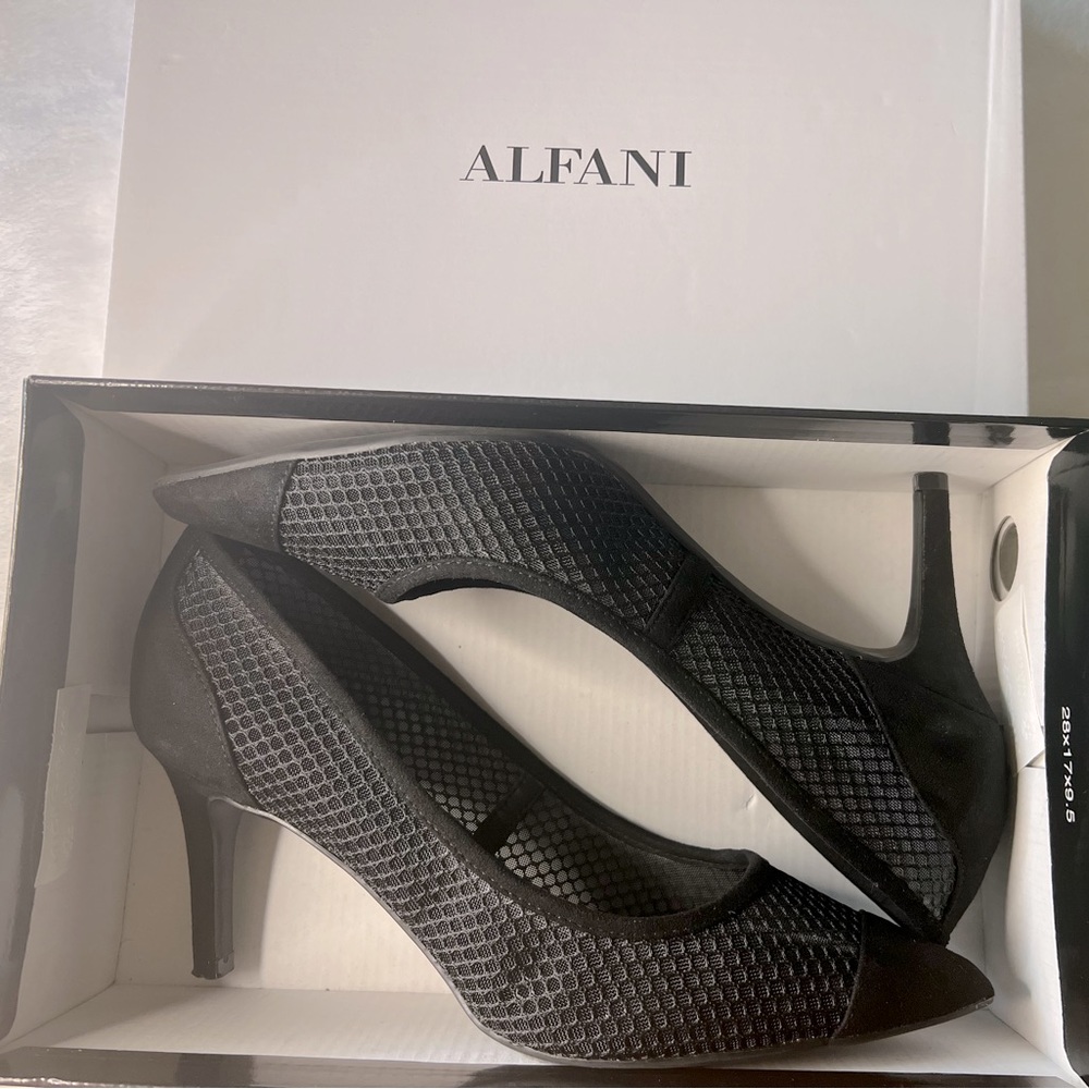Alfani Women's Jeeny Mesh Pumps Pointed Toe